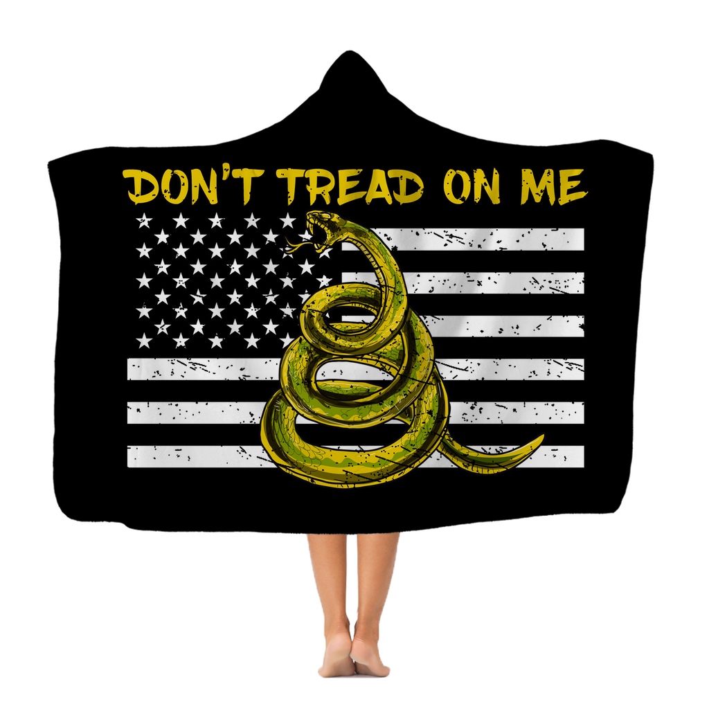 Patriotic Premium Adult Hooded Blanket