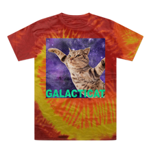 Load image into Gallery viewer, Galacticat Tie-Dye T-Shirt